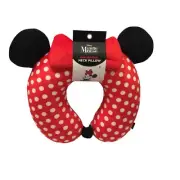 Disney Minnie Mouse Memory Foam Neck Pillow Ears Bow Polka Dots