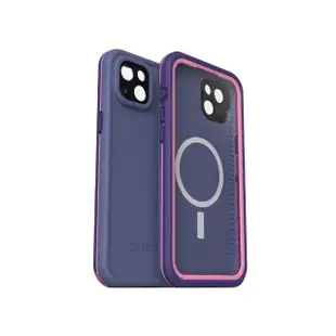 【OtterBox】LifeProof iPhone 14 Plus 6.7吋 Fre 全方位防水/雪/震/泥 保護殼-紫(支援MagSafe)