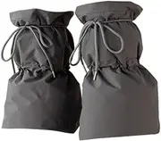 [Frediuo] Winter Padded Puffer Leg Warmers for Women Stockings Non Slip Flared Boot Covers