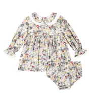 [La Coqueta] La Coqueta Baby Laria floral dress and bloomers set M 24 multicoloured