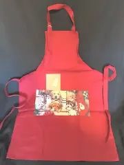 Christmas puppy Chef Apron Adjustable 2 Pockets NWT Canterbury Collections