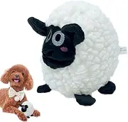 LeoLeoii Dog Squeaky Toys,Cute Squeaky Puppy Toys - Cartoon Duck Sheep Bunny Plush Animal, Pet Enrichment Activities for Small Medium Breed Interactive Play Indoor