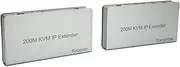 Gugxiom HDMI KVM USB Extender 200m 1080p HD KVM IP Extender, RJ45 Network KVM Over IP Extender with Wide IR by TCP/IPm, KVM Extender for USB Keyboard Mouse Over Cat5e Cat6 (AU