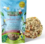 Bird Street Bistro Parrot Food - Parakeet & Cockatiel Food - Cooks in 3-15 min w/Natural & Organic Grains, Legumes, Non-GMO Fruits, Vegetables & Healthy Spices