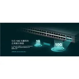公司貨~TP-LINK TL-SG3452X 48埠 Gigabit L2+ 管理型交換器 網路交換器 10GE *4