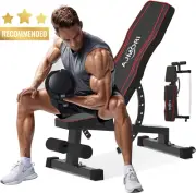 Adjustable Weight Bench 544KG/1200LB - Decline/Incline Multi-Purpose Home Gym