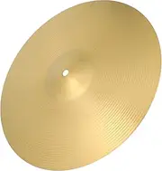 SUPVOX Piece Drum Cymbals Drum Accessory Symbols for Drums Jazz Drum Cymbal Sleeves and Felts Drum Fitting Percussion Cymbal Crash Cymbal Musical Instrument Brass Metal