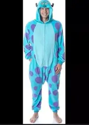 Sully Pajama Jumpsuit Costume Unisex Size Large/Xlarge Halloween Cosplay Soft