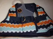 Blue WAVE Body Harness Vest S Pet Dog new no choke free Wagby step-in Small