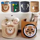 Large Home Clothes Toys Basket Laundry Bag Bucket Holder Storage Bin Organizer