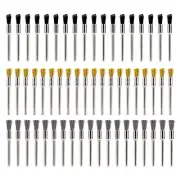 3mm Steel/Brass/Nylon Wire Brushes Pen Brush Set For Dremel Rotary Tool 10/20pcs