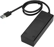 SHU-Store 4 Ports USB 2.0 3.0 HUB Splitter High Speed HUB High-Speed Multi Expansion Fit for Desktop PC Laptop Adapter USB 3.0 HUB (Color : Black)