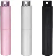 3PCS Refillable Mini Spray Bottles, 10ML Perfume Atomiser for Travel, Travel Per