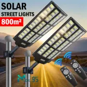 9999900000LM Solar Street Light Outdoor Dusk to Dawn Solar Security Flood Lights