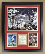 Legends Never Die NFL San Francisco 49ers 1981 Super Bowl XVI Champions Double Matted Photo Frame, 18" x 22"