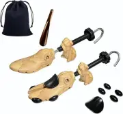 Oak Wooden Shoe Trees, Shoe Stretchers, Shoe Width Stretcher, Shoe Widener, S...
