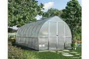 Maze Walk in Polycarbonate Greenhouse Bella 8ft x 16ft