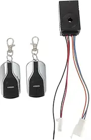 Cabilock 60V Theft Scooter Alarm System with Remote Start Long Distance Security Features Arming Disarming Function Random Style Remote for Enhanced Protection