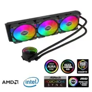 Liquid Cooled Water Cooled ARGB LC-360 Black-360mm AIO intel AMD CPU Gaming Fan