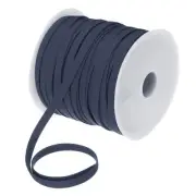 1/4 Inch Double Fold Bias Tape Continuous Bulk Bias Tape (Navy blue 55 Yards)