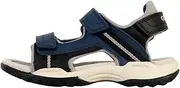 [Geox] Boys J Borealis Boy A Sandal, Denim grey, 35 EU