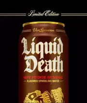 Liquid Death x Van Leeuwen Hot Fudge Sundae Flavored Sparkling Water 1x Can NEW!
