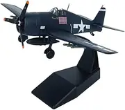 Replica Pre-Build Aircraf 1:72 for Scale F6F Hellcat Fighter (with Stand) Metal Die-cast Replica Pre-Build Military Aircraft Model Collection Gift Display
