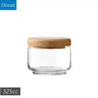 在飛比找momo購物網優惠-【Ocean】木蓋儲物罐 玻璃罐 325cc(儲物罐 玻璃罐