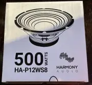 Harmony Audio 12" pro audio replacement 500 watt 8 ohm - HA-P12WS8 *NEW IN BOX*