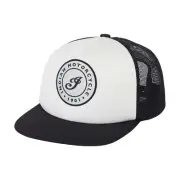 Polaris Black And White I Script Flat Peak Cap, Multi - O/S