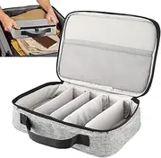 [Generic] Multiple Lens Casing, Travel Case for Sunglasses, Multiple Glasses, Travel Case for Sunglasses for Multiple Pairs, Glasses Case, Multiple Track Storage Organiser