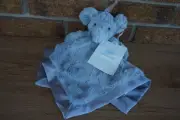 SECURITY Blanket CLOUD ISLAND Gray Furry Swirl ELEPHANT Lovey Satin Target Toy