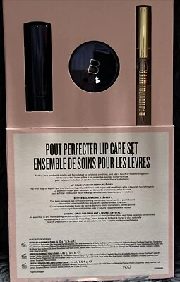 BEAUTYCOUNTER Pout Perfecter Lip Care Set (Balm, Polish, Gloss) NIB