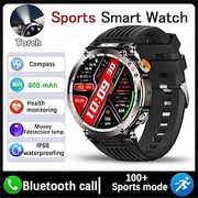 HT30 Smart Watch Rugged Military Men's 1.7 inch 600mAh Battery Compass Sports Fitness Watches Bluetooth Call Smartwatch