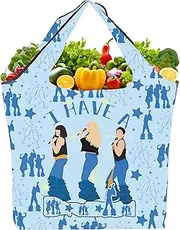 AKTAP Mamma Musical Merchandise I Have Dream Foldable Reusable Grocery Bags Theater Lover Gifts For Fans Inspiration Totes