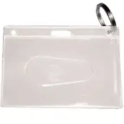 Kevron Id18 Id Card Holder With Ring Clear Bag 50