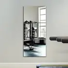 Wall Mirror Tiles, 15"X12"X3Pcs Full Length Home Gym Mirror for Garage, Bedroom,