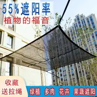 在飛比找樂天市場購物網優惠-50%遮陽率多遮陽網 防曬網 盆栽3針黑色隔熱 園藝花卉陽臺