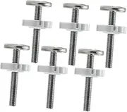 CRILSTYLEO 6pcs Threaded Rods Pet Safety Gate Extender Dog Pen Accessories Pressure Mount Rods Kit