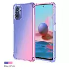 For Xiaomi Redmi Note12 Pro+ Note11 Luxruy Shockproof Aurora Gradient Clear Case