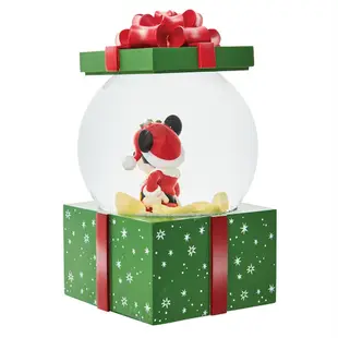 Enesco精品家飾 Disney 迪士尼 米奇聖誕禮物水晶球居家擺飾 EN31950