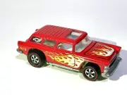 Hot Wheels CUSTOM MADE Redline 1956 / 1997 CLASSIC NOMAD Red With Flames