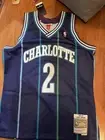 Mitchell & Ness NBA Swingman Hornets 94-95 Larry Johnson Basketball Jersey Sz L