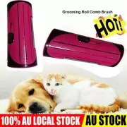 Pet Dog Cat Hair Fur Deshedding Shedding Trimmer Grooming Roll Comb Brush QT