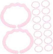 Totority Baby Molar Ring Toy 24pcs Baby Hand Hold Rings Connecting Links Visual Tactile Stimulati