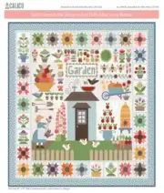 RBD ~ Calico Garden Quilt Kit by Lori Holt ~ 90"x90" finished ~ with Templates