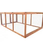 YES4PETS Large Chicken Coop Run Guinea Pig Cage Villa Extension Rabbit Hutch House Pen