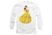Beauty And The Beast Unisex Adult Belle Rose T-Shirt (White) - UTTV14111