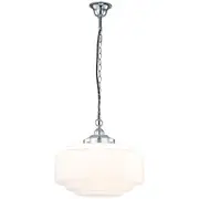 Brunswick Lighting Chrome Retro Chain Pendants Moulins Period Lights Inspirations