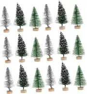 FUNOMOCYA 24Pcs Christmas Tree Tablescape Decor Mini Canadian Pine Trees Pine...